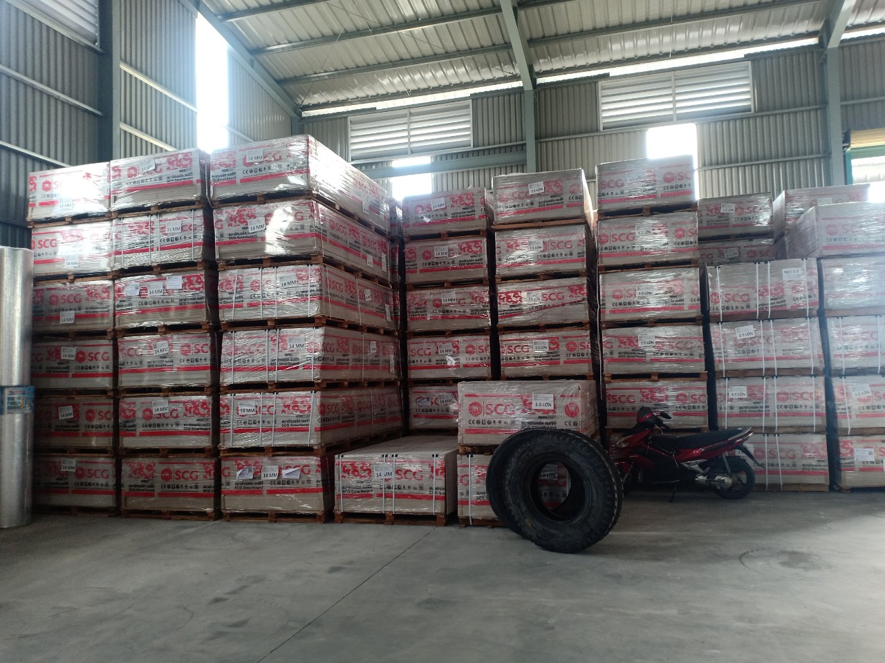 Tấm xi măng làm sàn, làm vách, làm nhà yến